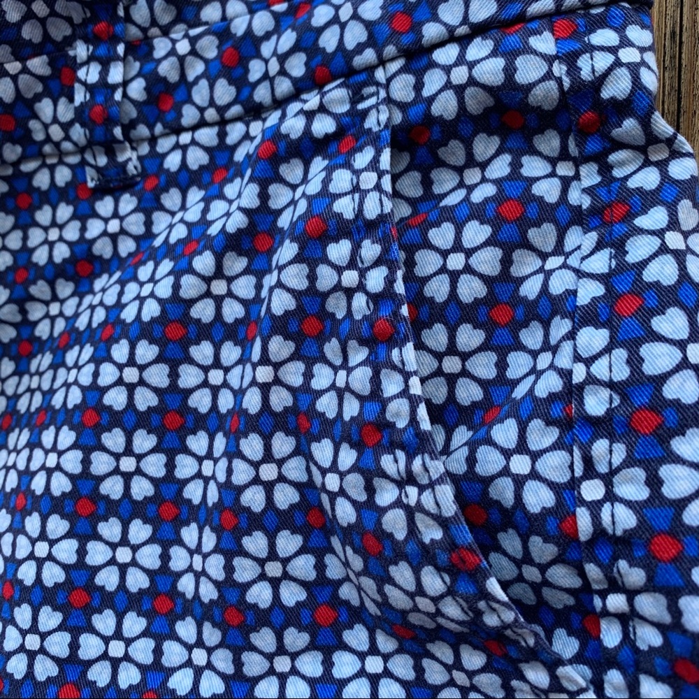 Gap Red White And Blue Floral Cotton Shorts | 6 - Picture 6 of 8